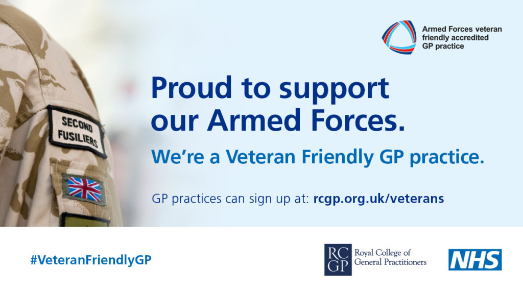 RCGP Armed Forces Veteran Friendly Accredited Practice